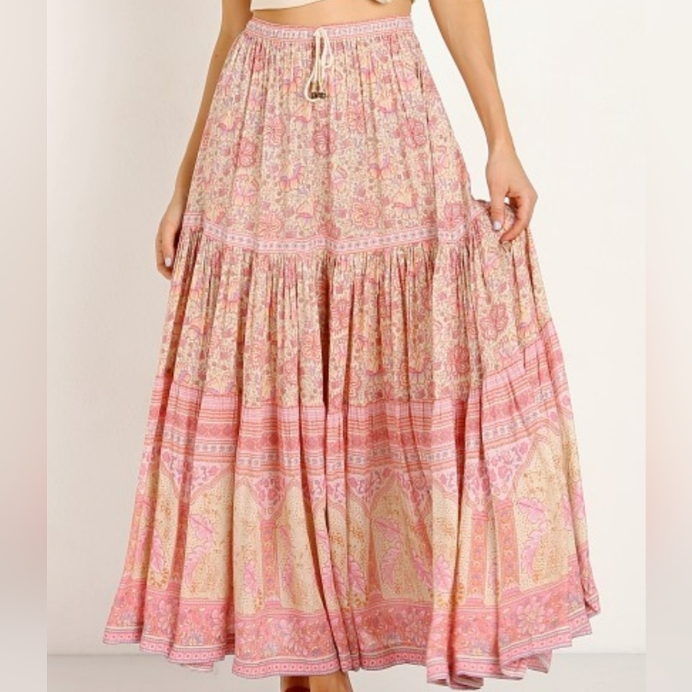 Spell Poinciana Skirt in Cotton Candy - Picture 2 of 7